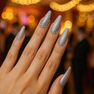 Press on Nails Handmade Nail Set  size m reuseable